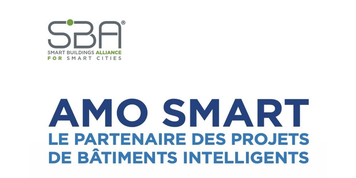 Couverture du Livre Blanc « AMO Smart » de la Smart Building Alliance