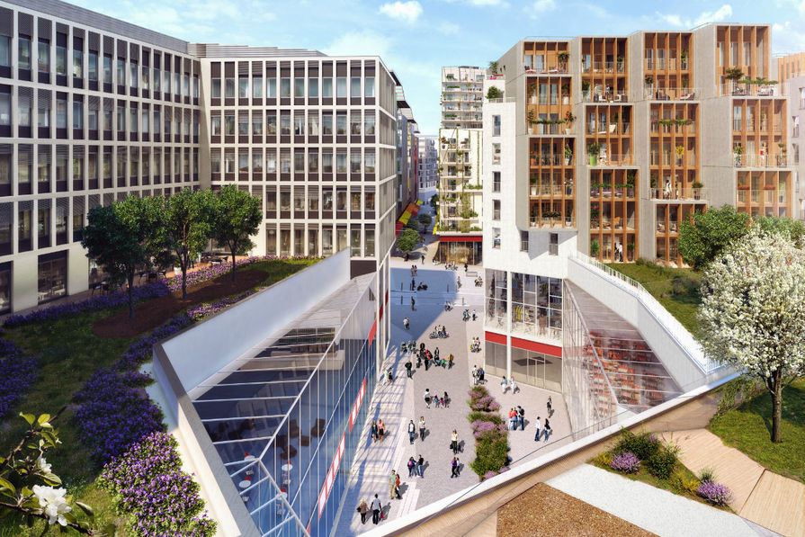 De l'énergie verte à coût moindre pour un quartier mixte